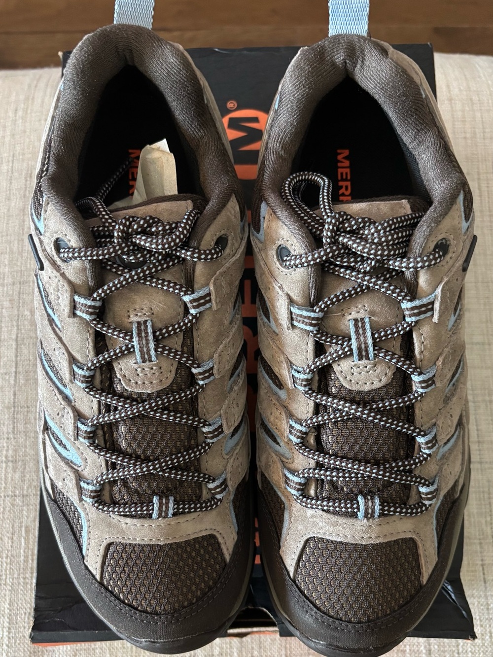 Merrell Women’s Moab 2 WP (Waterproof) in Brindle Size 9.5M Brand New in Box